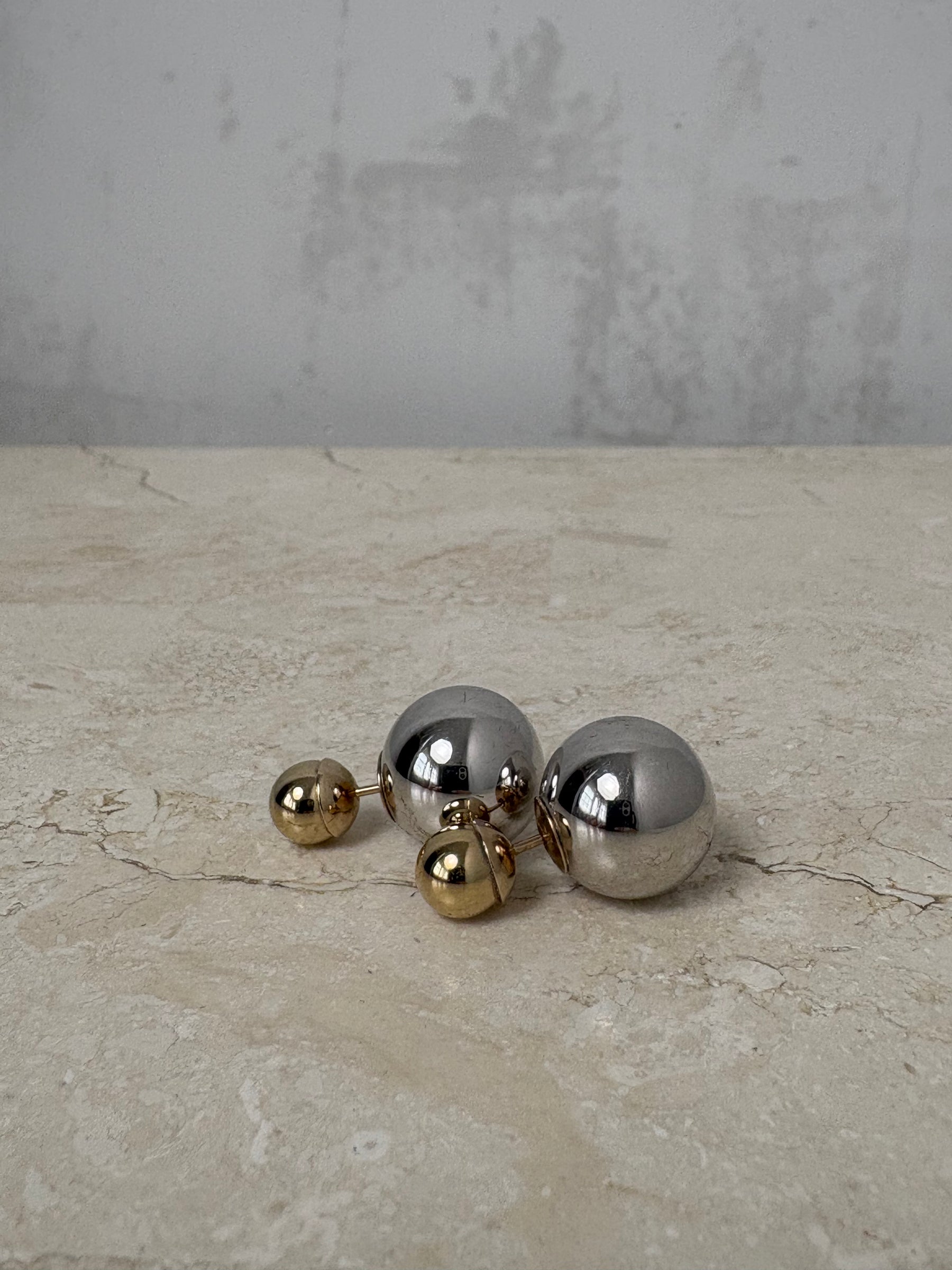 Dior Silver and Gold Tribales Earrings