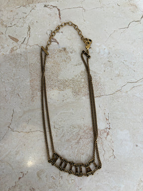 Dior Gold Tone J'adior Choker