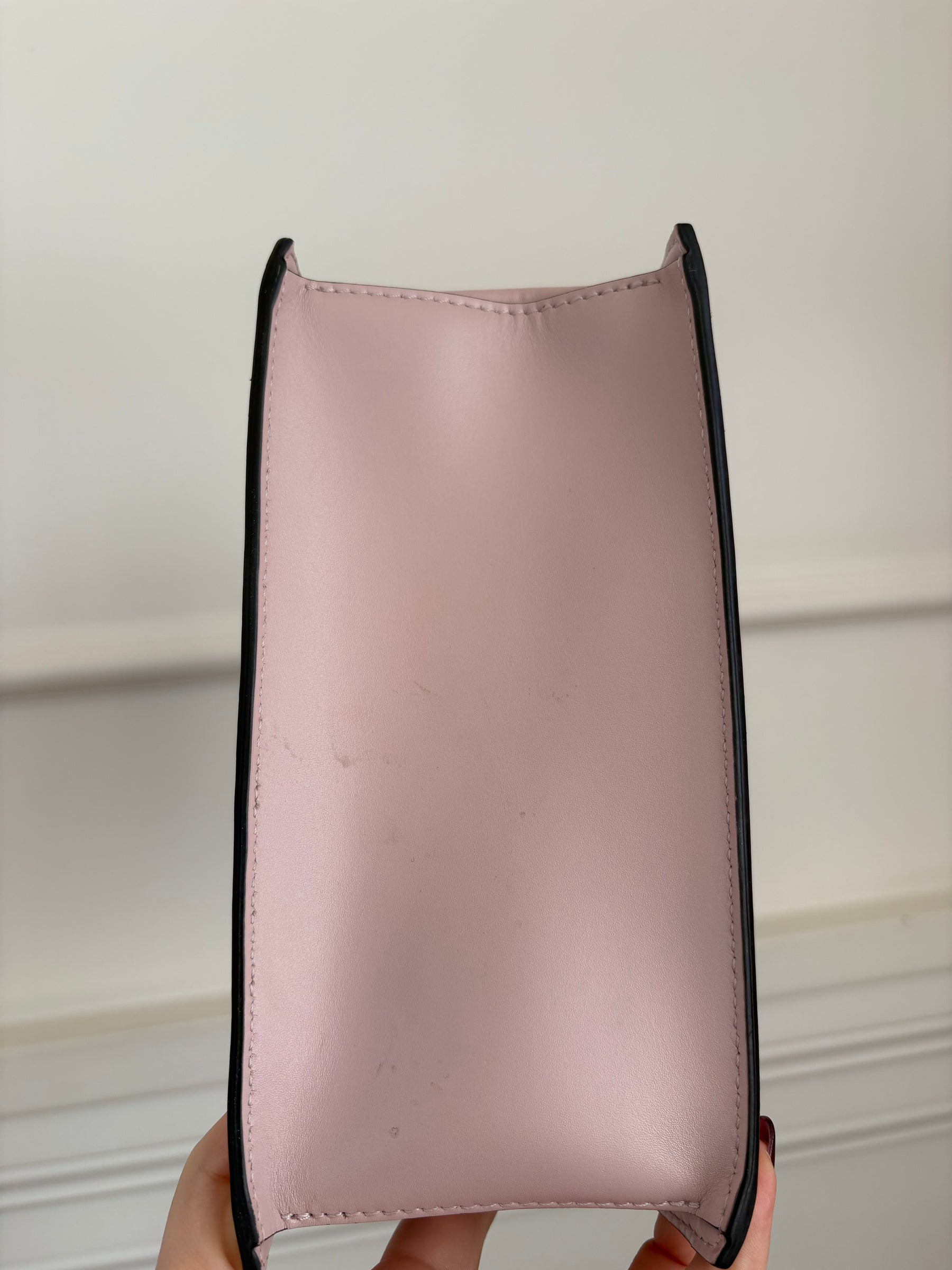 Valentino Garavani Blush Pink Mini Logo Shoulder Tote