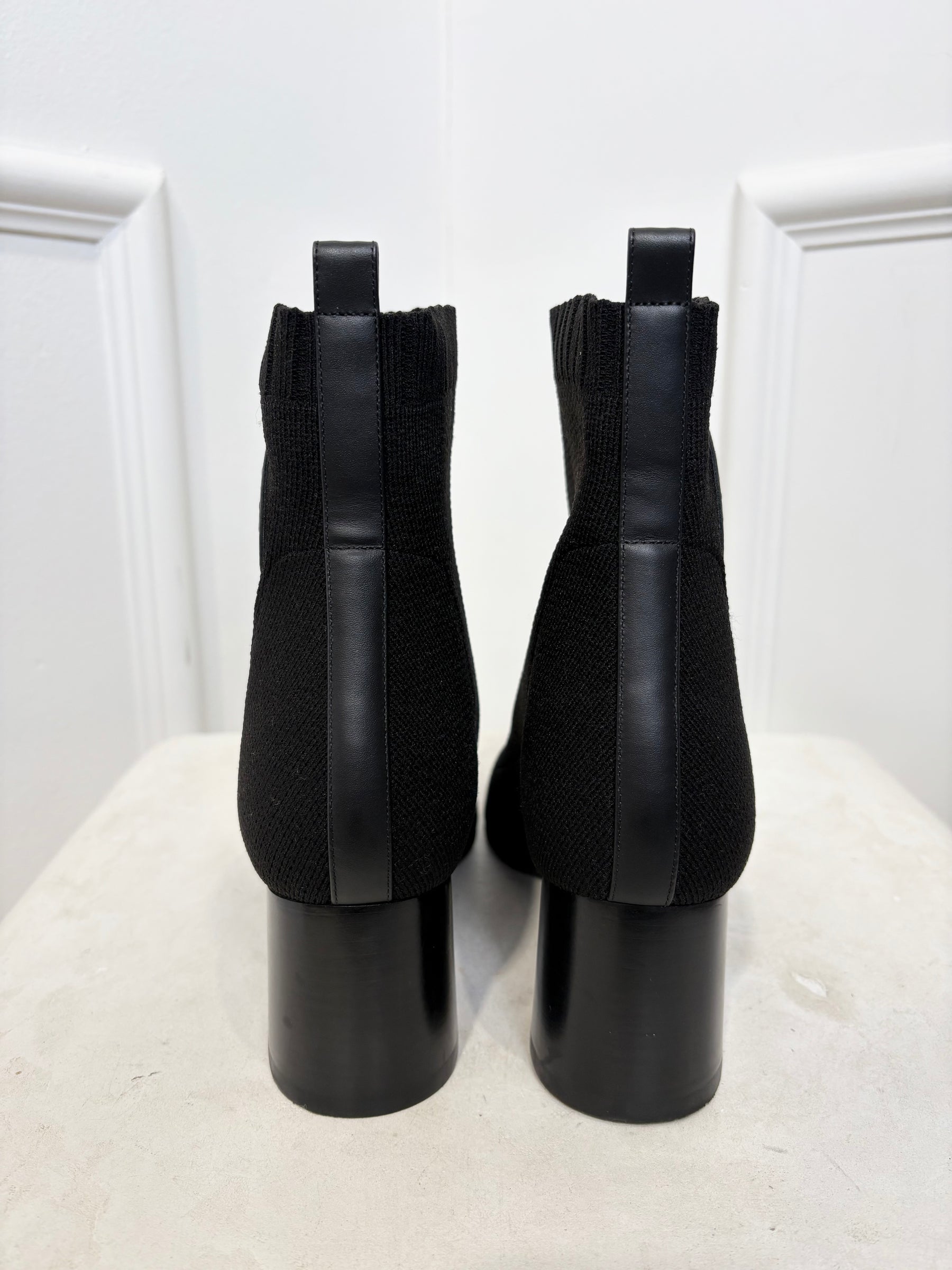 Hermès Black Sock Boot, 36.5