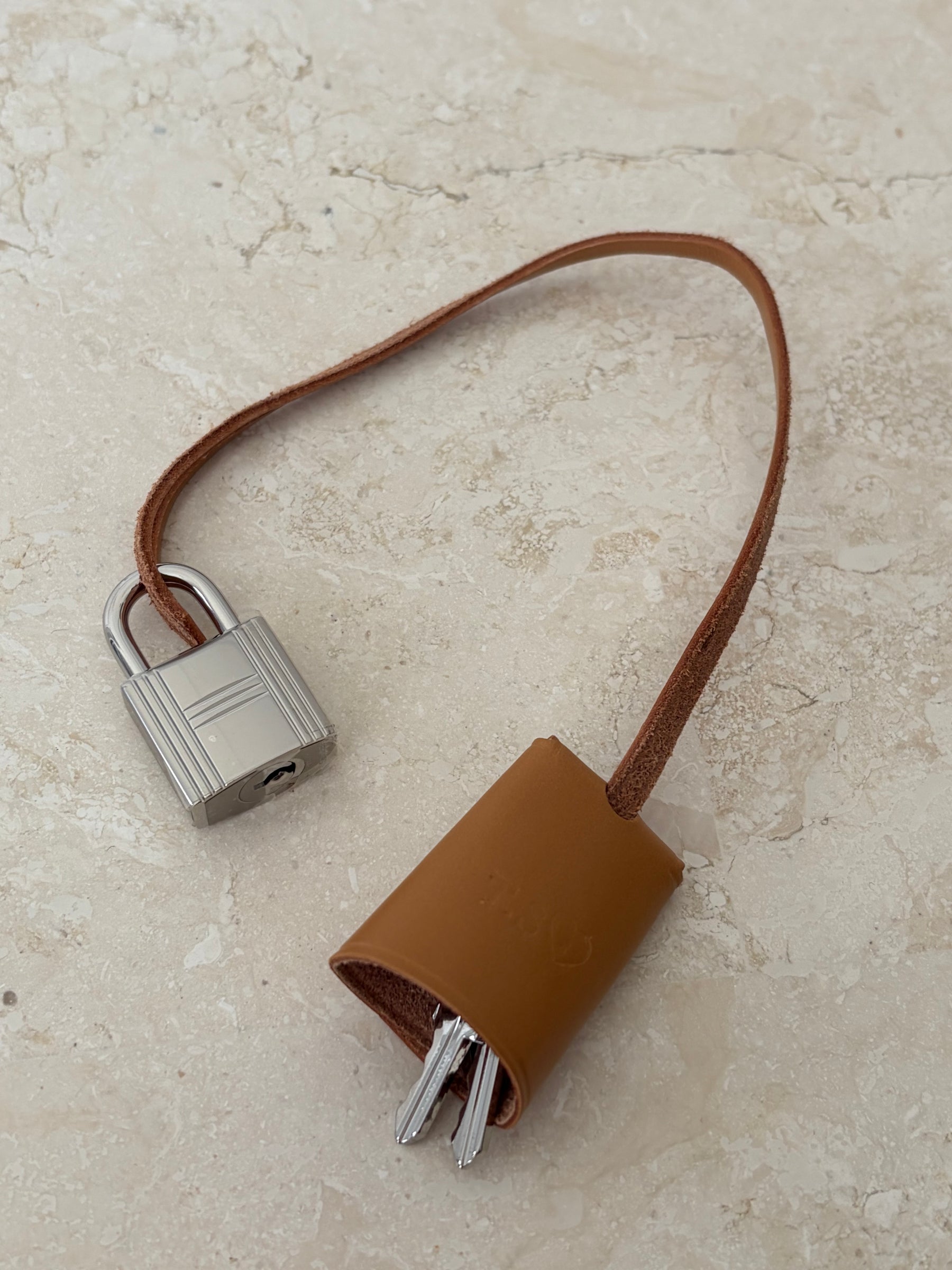 Hermès Special Order Herbag Zip Retourné 31 in Beton Canvas and Naturel-Sable Leather