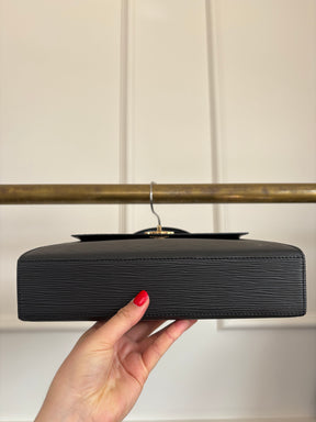 Louis Vuitton Black Epi Leather Top Handle Bag