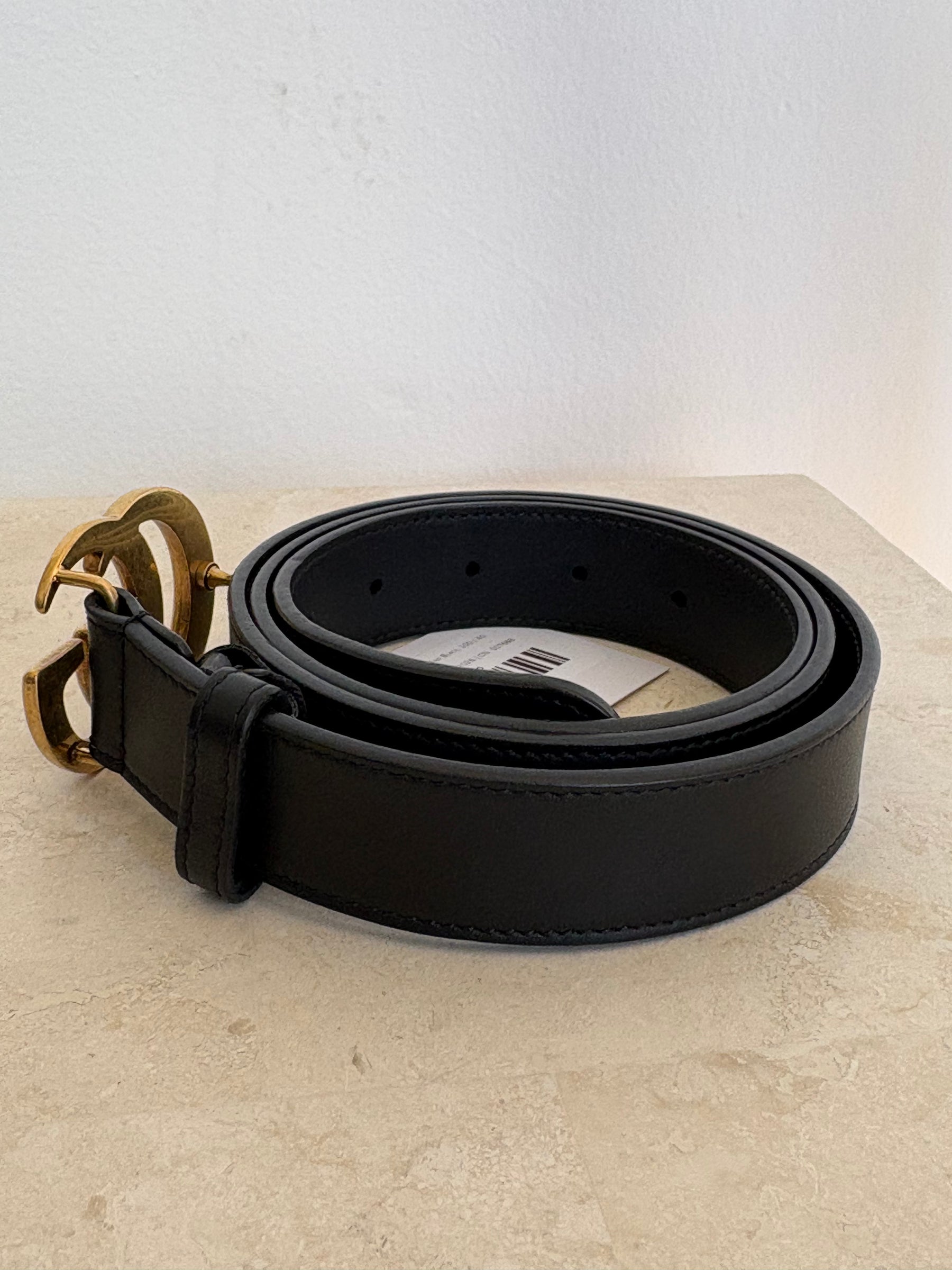 Gucci GG Marmont Belt Black, 100 / 40