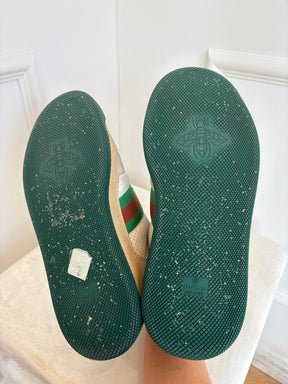 Gucci Chunky White and Green Sneakers, 40