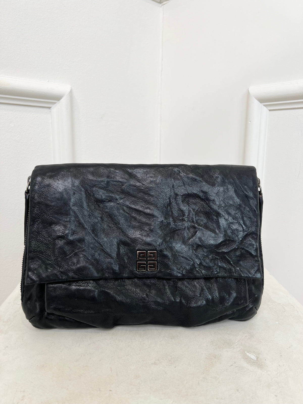 Givenchy Leather Flap Clutch