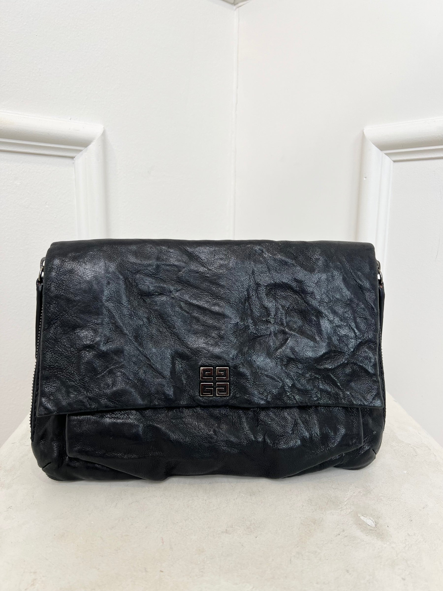 Givenchy Leather Flap Clutch