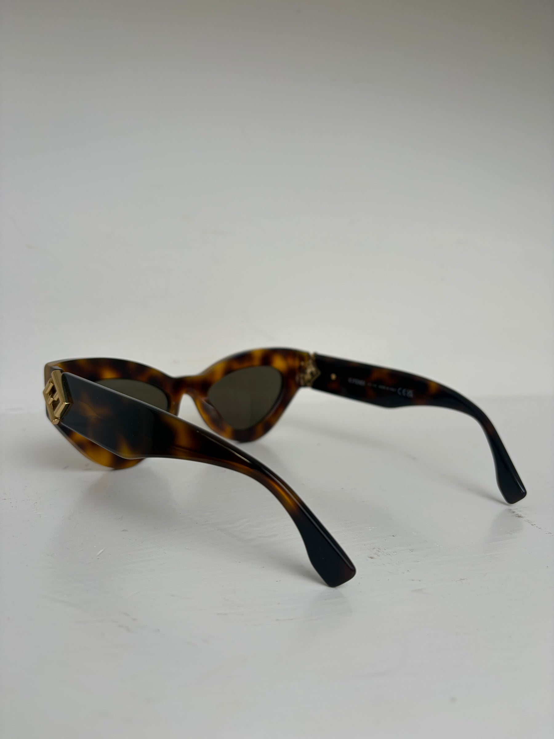 Fendi Tortoishell Cat Eye Sunglasses