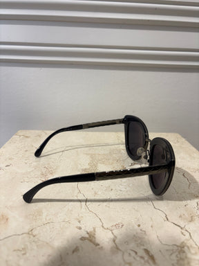 Chanel Navy Cat Eye Sunglasses
