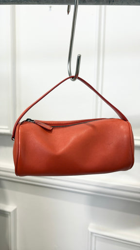 The Row Brick Leather Round 90's Bag