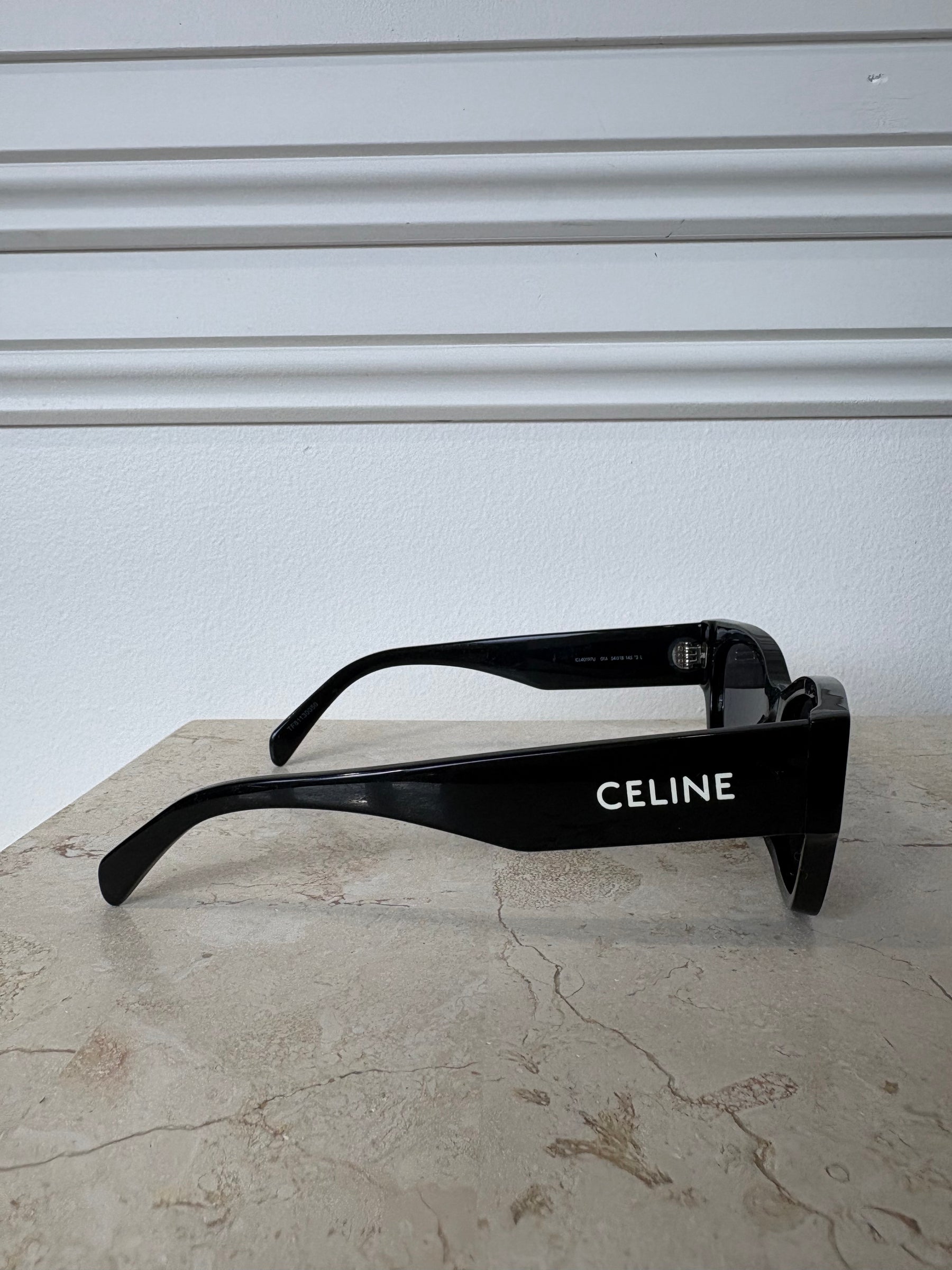 Celine Black Acetate Sunglasses