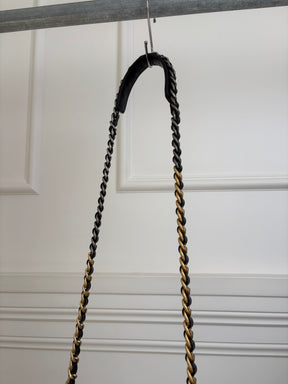 Chanel Black Leather Quilted 19 Bag