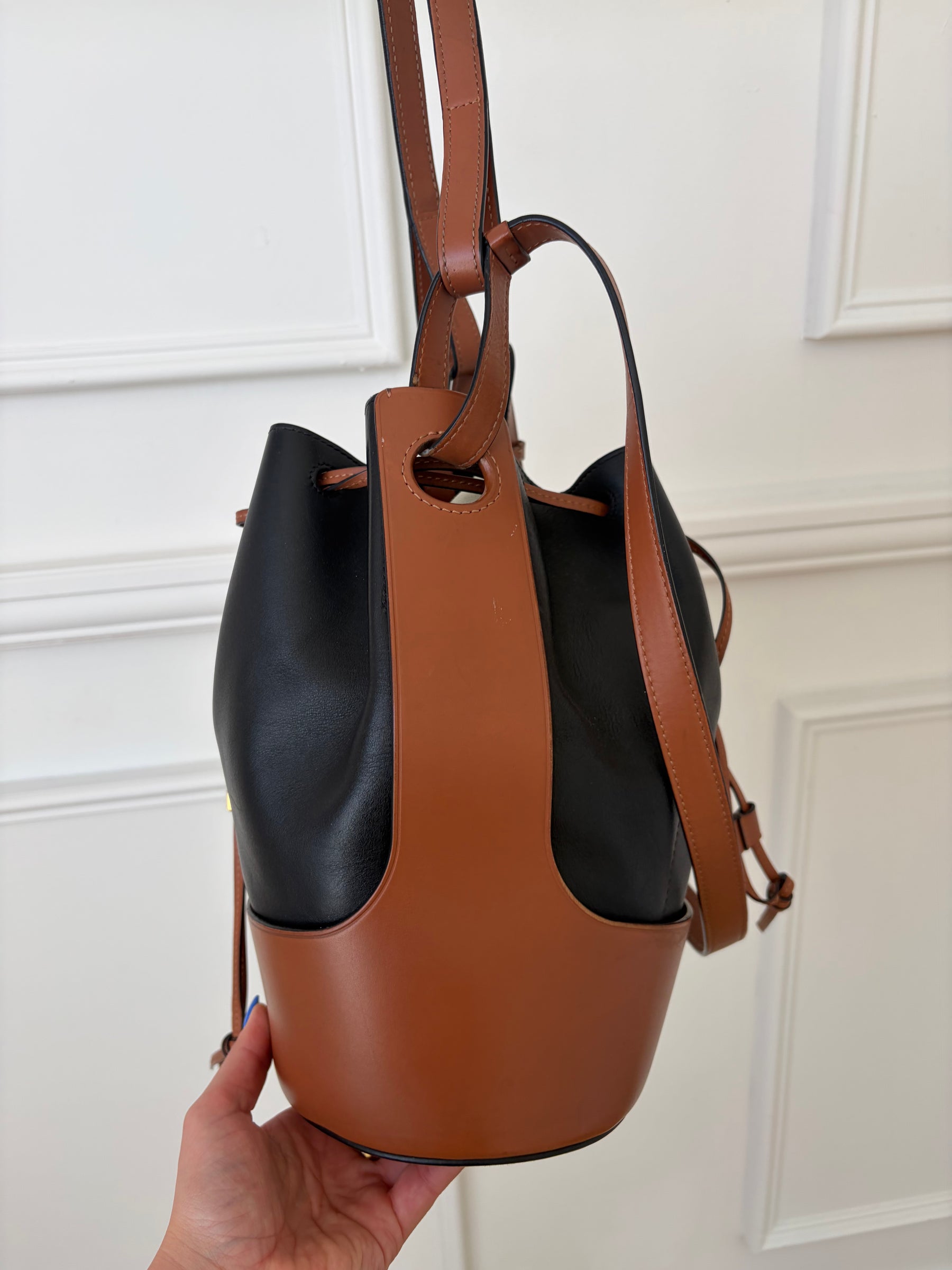 Loewe Balloon Bag Brown Black