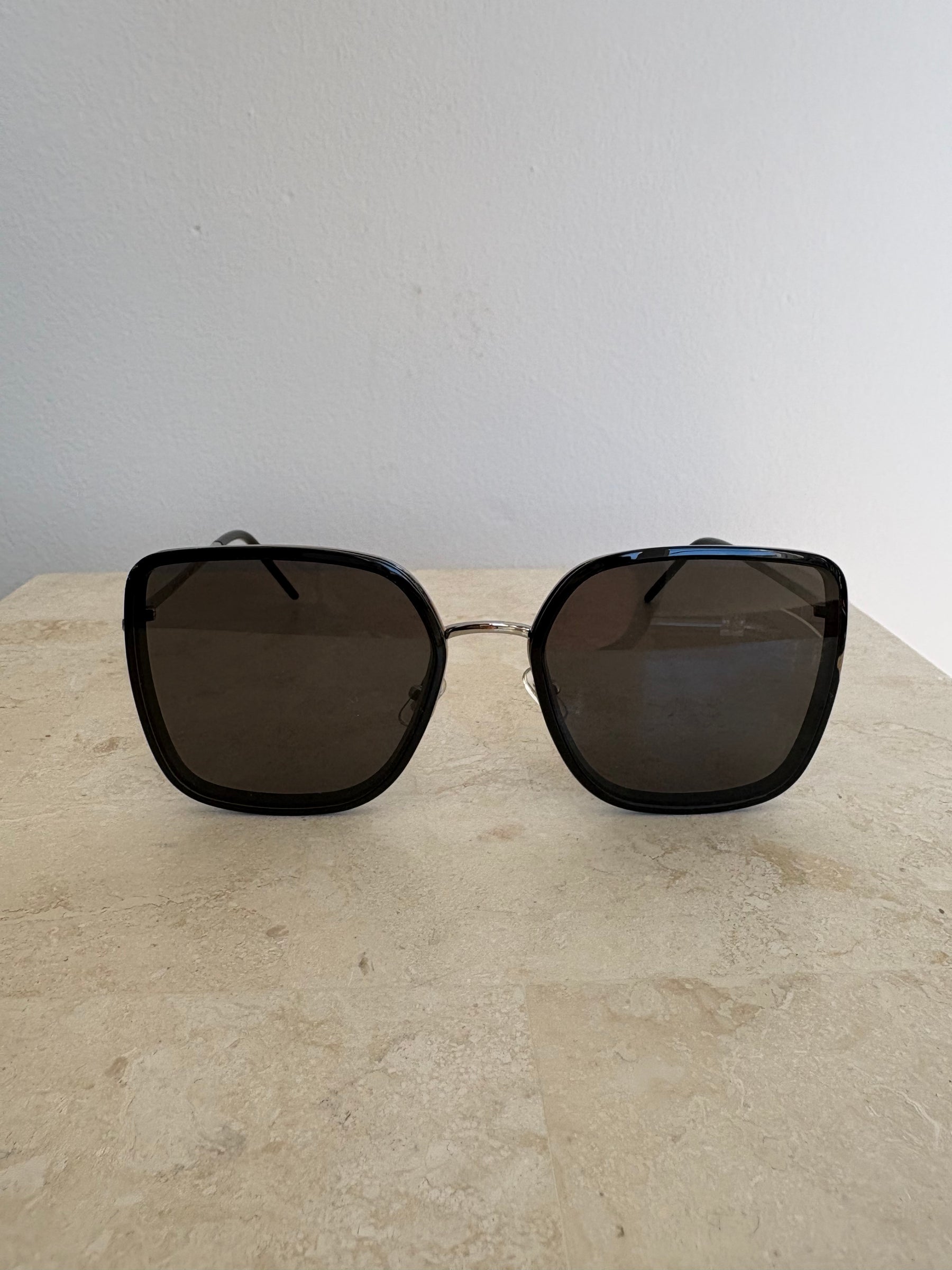Gentle Monster Black Oversized Square Sunglasses