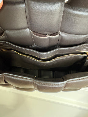 Bottega Venetta Padded Cassette Bag In Brown, 8 AU