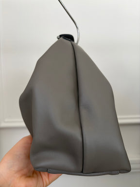 Longchamp Grey Leather Xtra Handbag XS