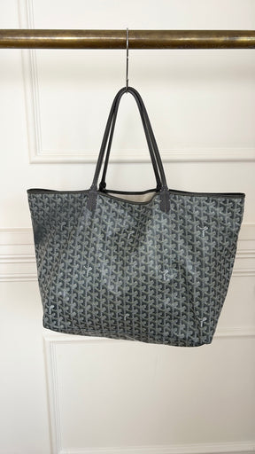 Goyard Saint Louis Coated Canvas GM Tote Bag Grey