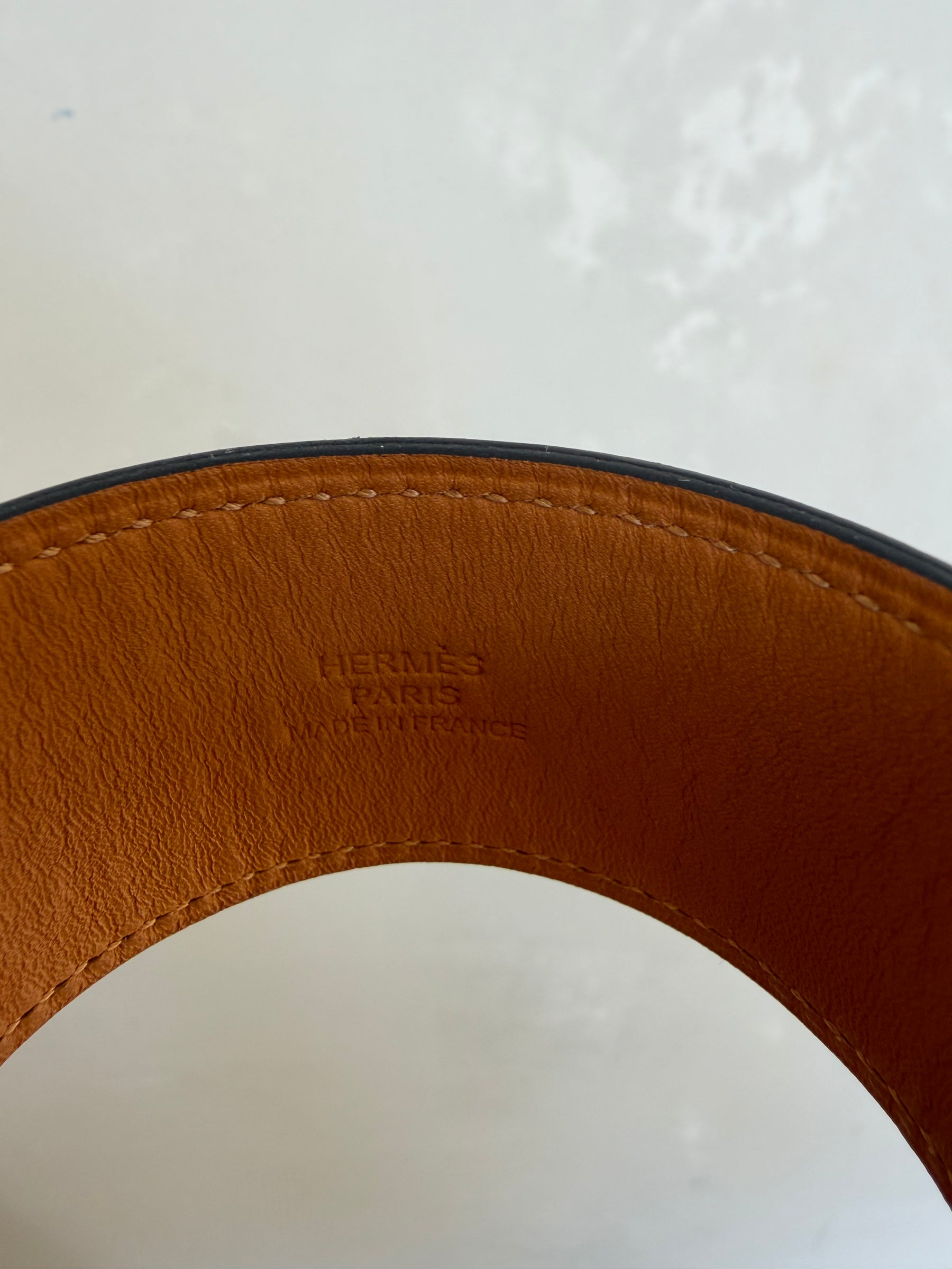 Hermès Chocolate Brown Collier De Chien Gold Hardware, T3