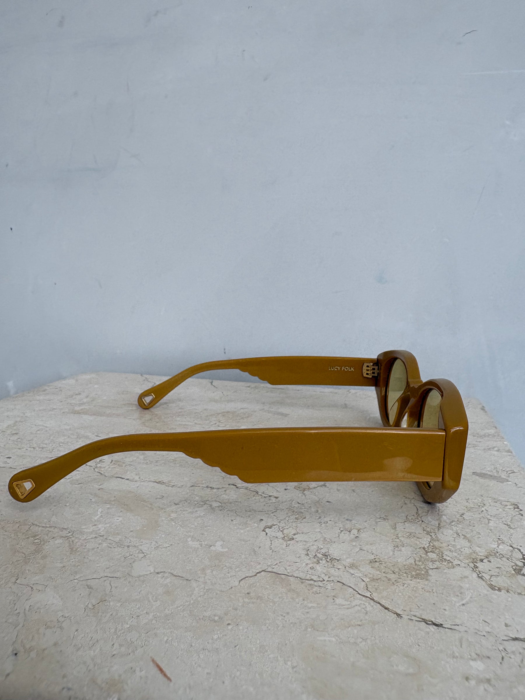 Lucy Folk Mustard Salinas Sunglasses