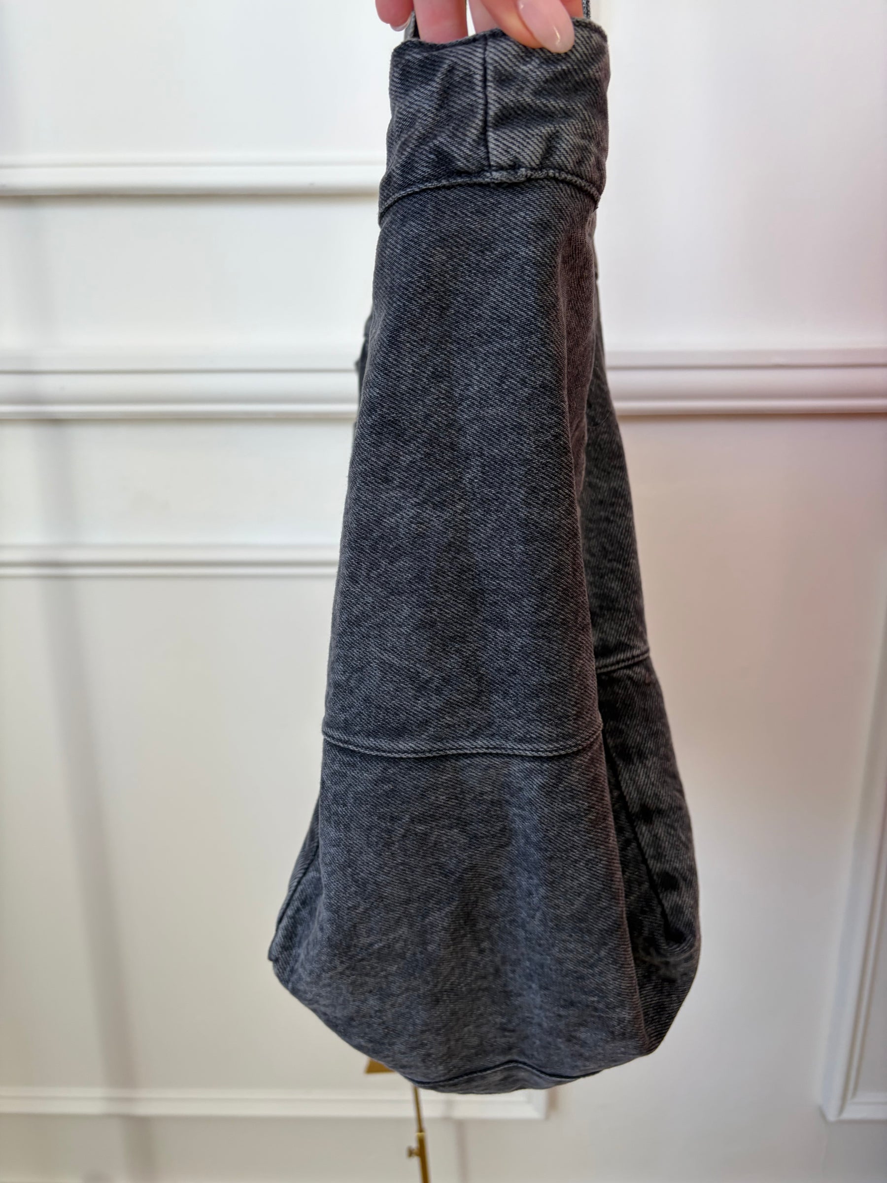 American Vintage Charcoal Denim Bag
