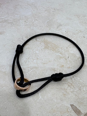Cartier Black Silk Cord Love Bracelet