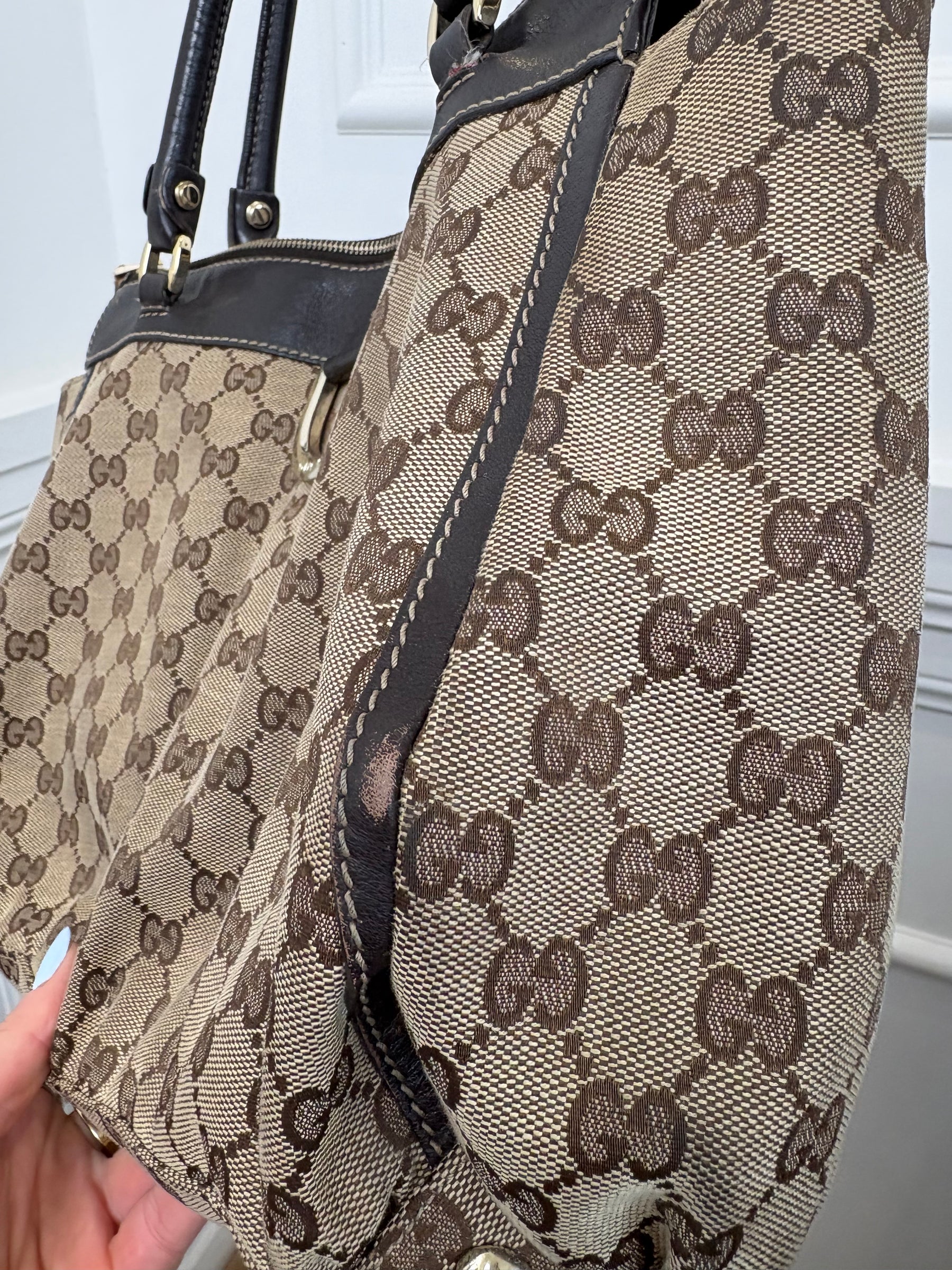 Gucci Monogram D Ring Tote