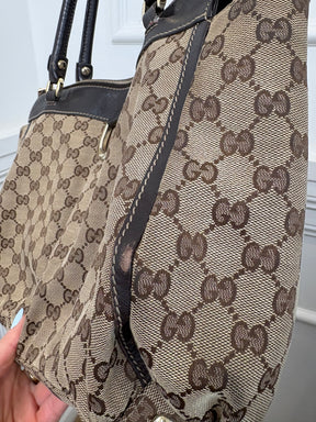 Gucci Monogram D Ring Tote