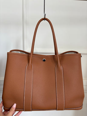 Hermès Gold Leather Garden Party 36 Tote
