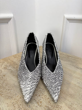 Camilla and Marc White and Black Two Tone Rhys Pump, 39