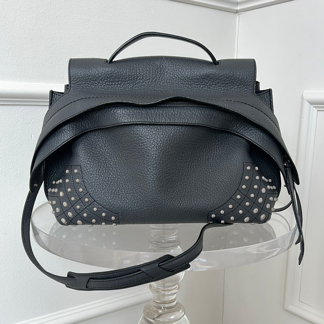 Tods Dark Grey Wave Bag