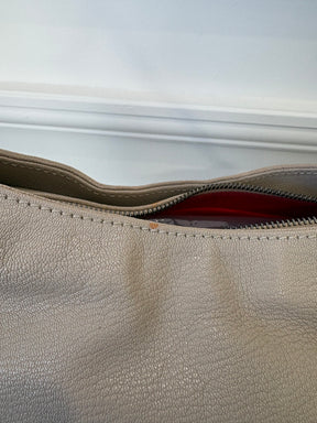 Christian Louboutin Taupe Leather Chain Shoulder Bag