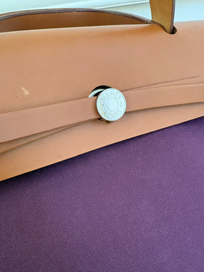 Hermès Purple Canvas Her Bag 39