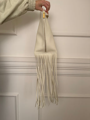 Oroton Cream Aspen Clutch Bag