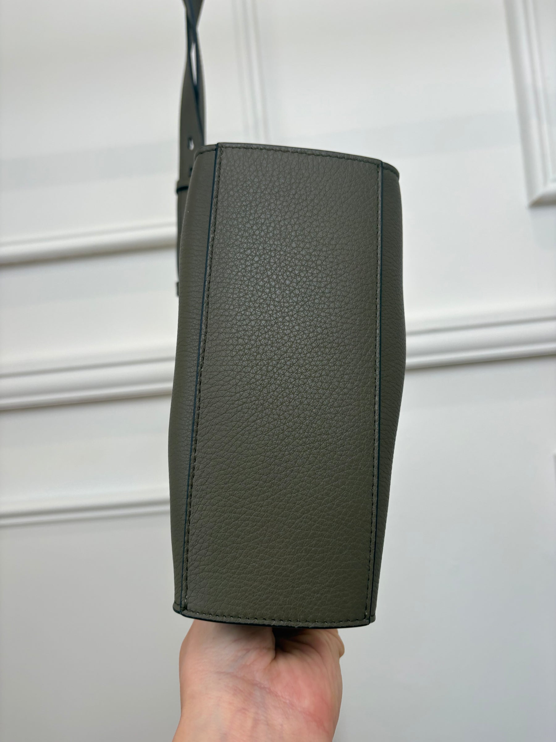 Rylan Dark Taupe Mini Tote Bag