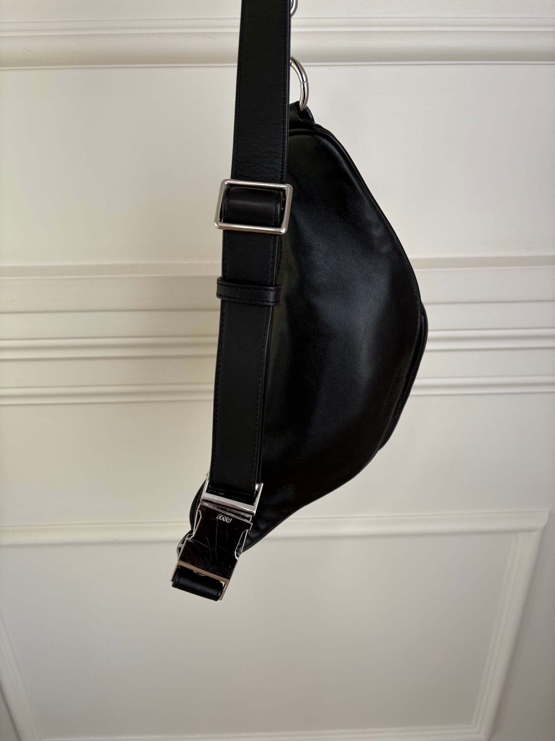 Alexander Wang Black Leather Bum Bag