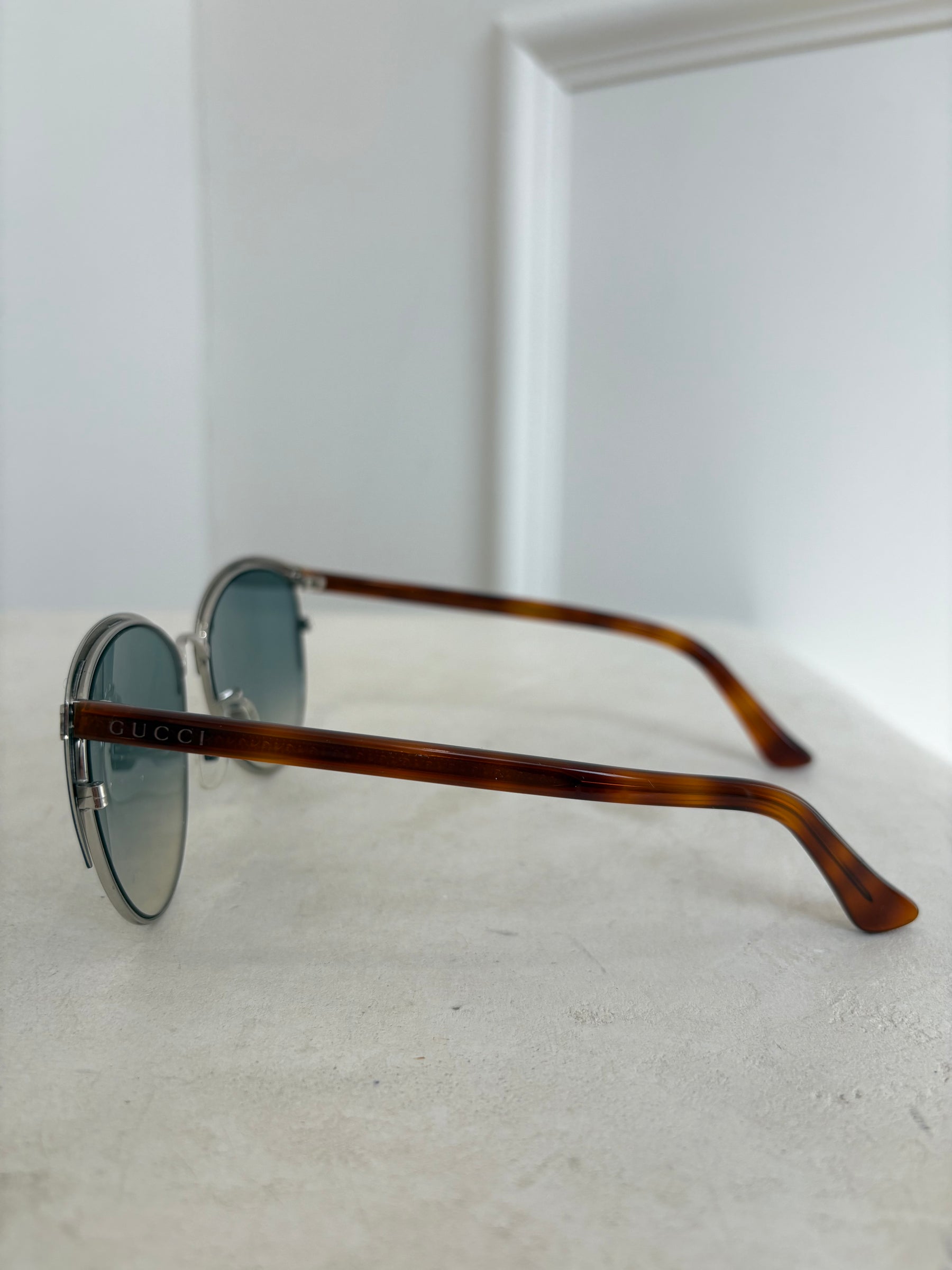 Gucci Blue Cat Eye Sunglasses