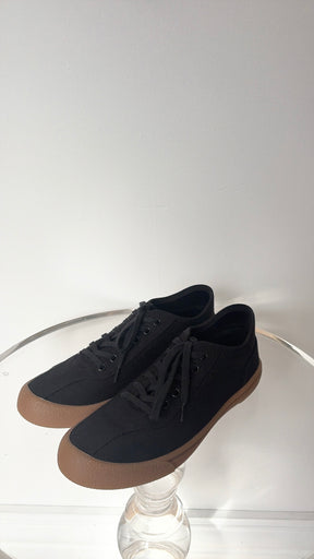 The Row Black Canvas Sneakers, 39