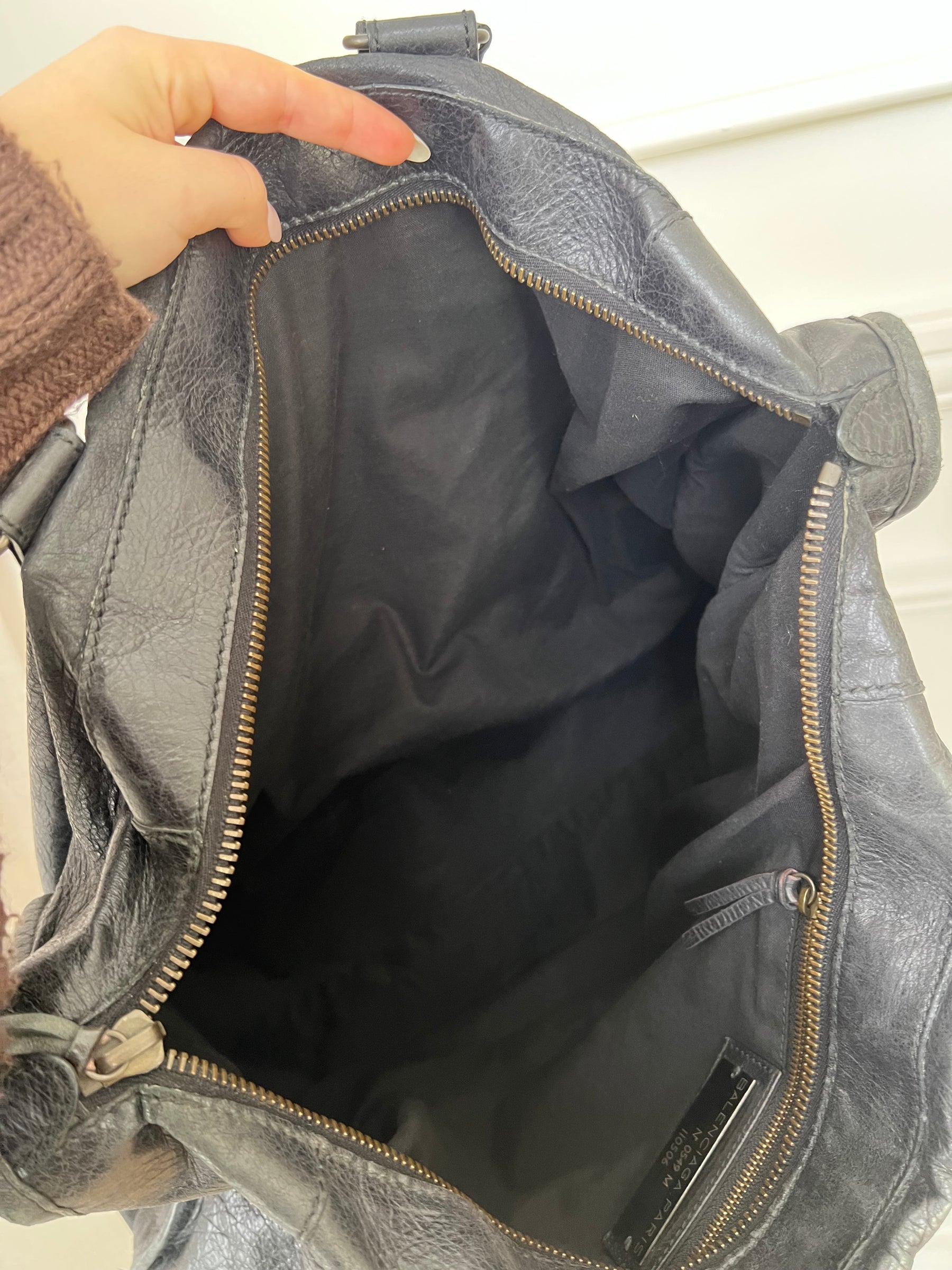 Balenciaga Black Weekender Bag