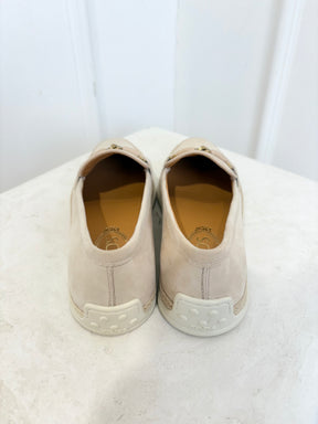 Tod's Beige Suede Loafers, 38.5