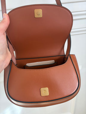 Oroton Crossbody Bag Brown With Extra Strap