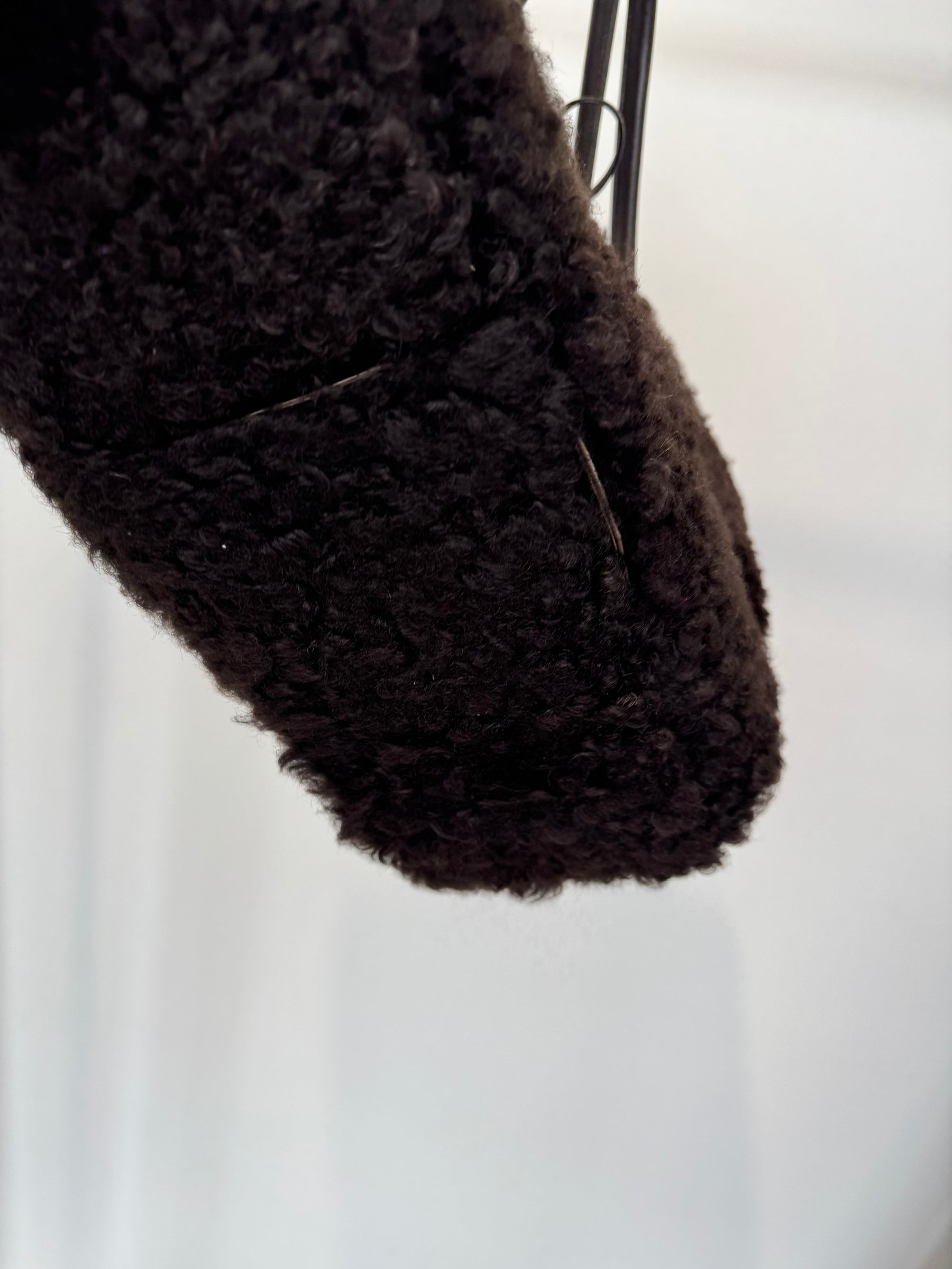 Bottega Veneta Chocolate Shearling Arco Tote