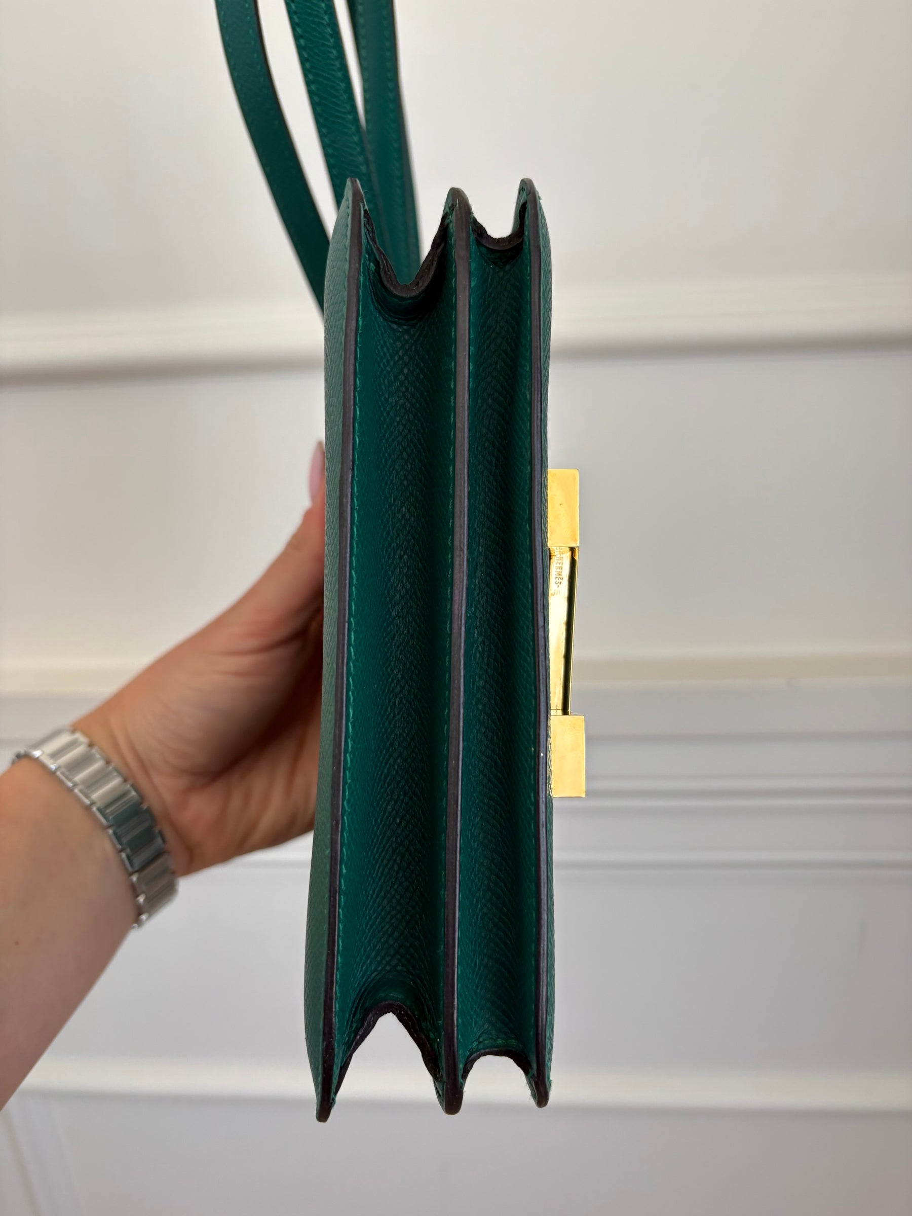Hermès Constance 18 in Malachite Epsom Leather