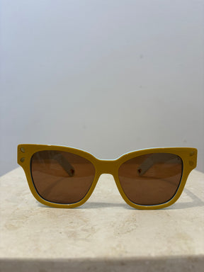 Lucy Folk Mustard Cat Eye Sunglasses