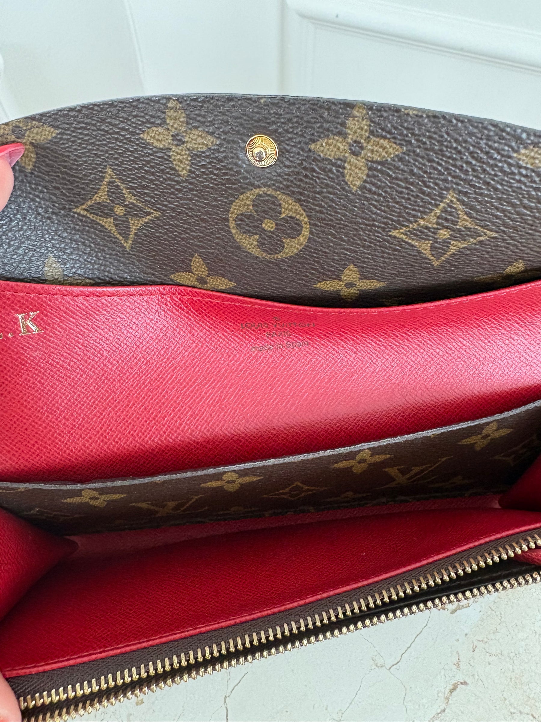 Louis Vuitton Monogram Emilie Wallet