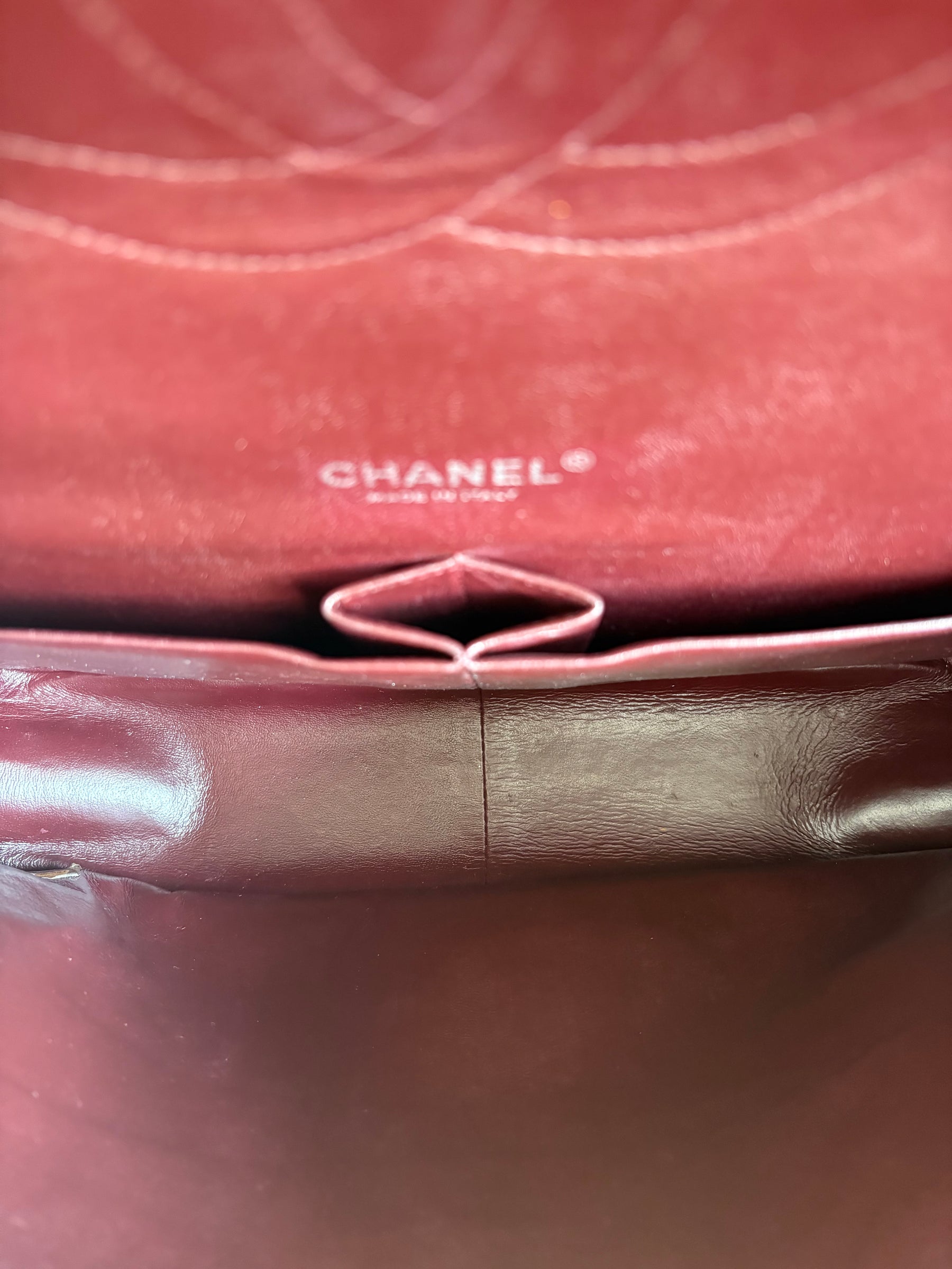 Chanel Caviar Leather Double Flap Maxi Bag Silver Hardware