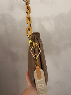Louis Vuitton GM Coussin Bag In Taupe
