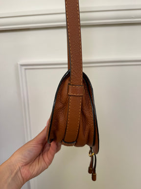 Chloé Tan Leather Marcie Bag