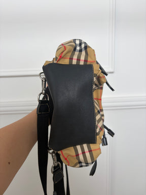 Burberry Heritage Check Canvas Backpack