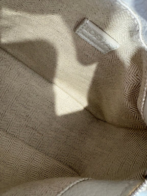 Loewe Chalk Grained Leather Mini Puzzle Edge Bag