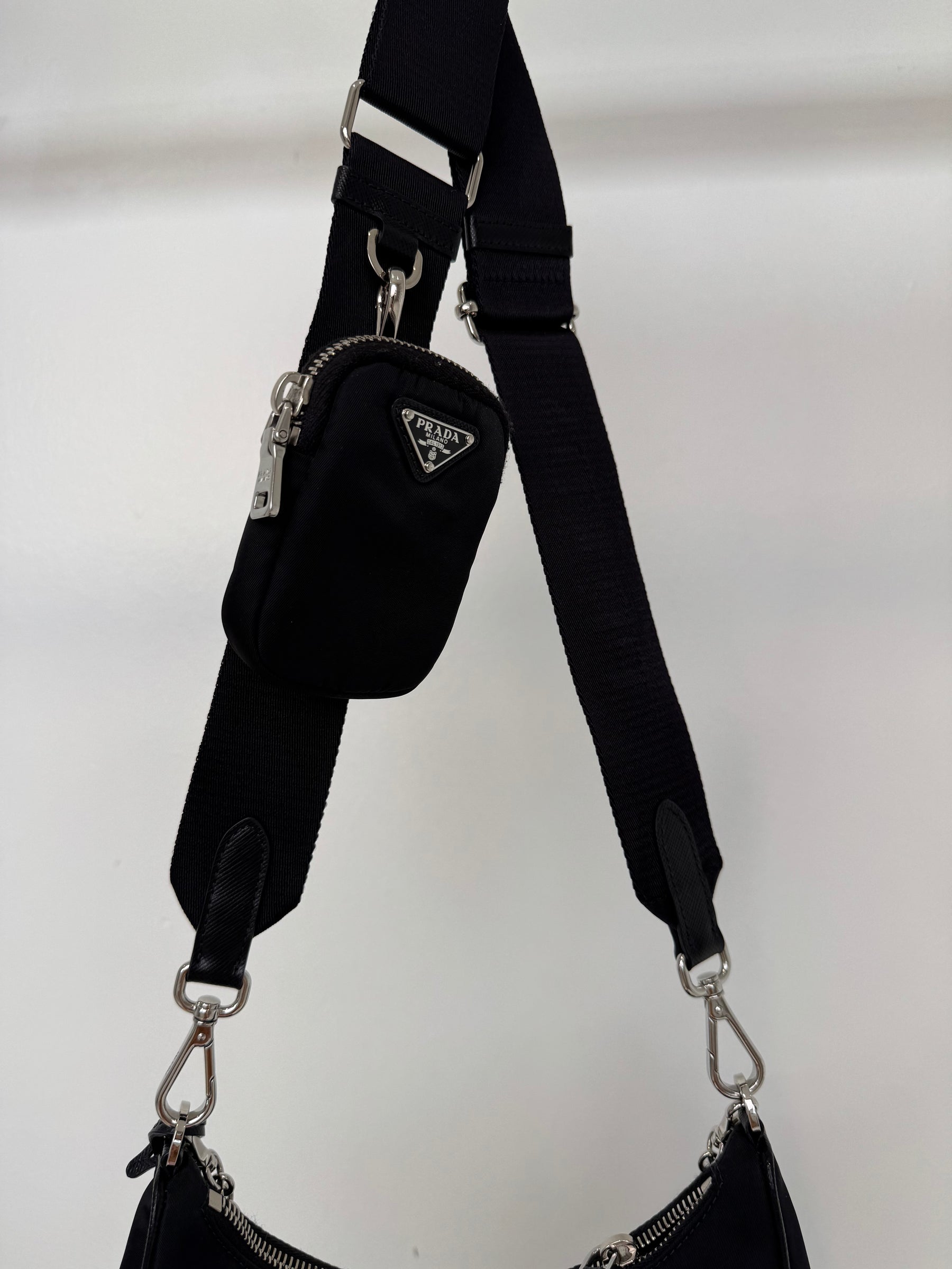 Prada Black Re-Edition 2005 Re-Nylon bag