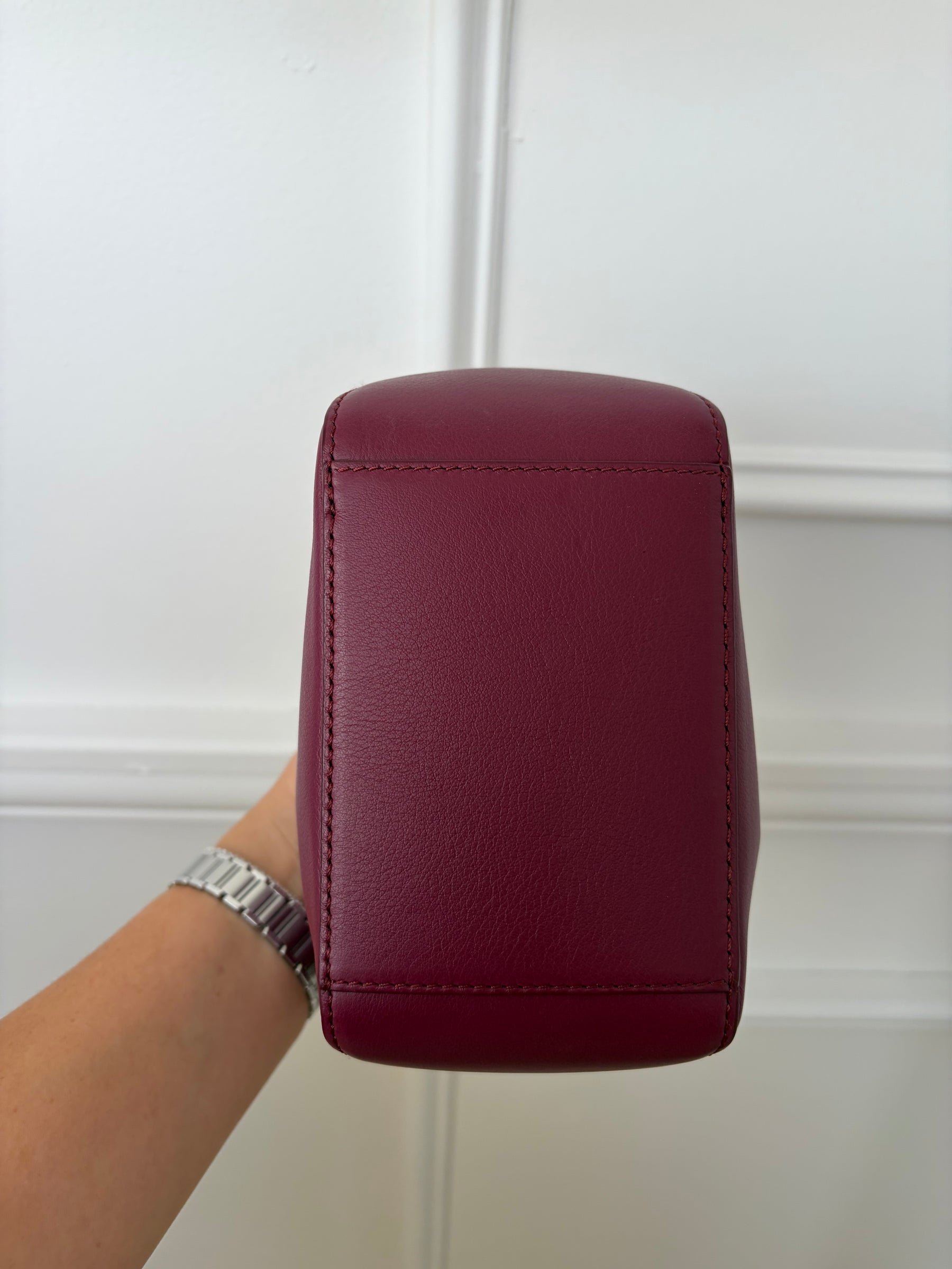 Loewe Mini Hammock Hobo Bag in Maroon